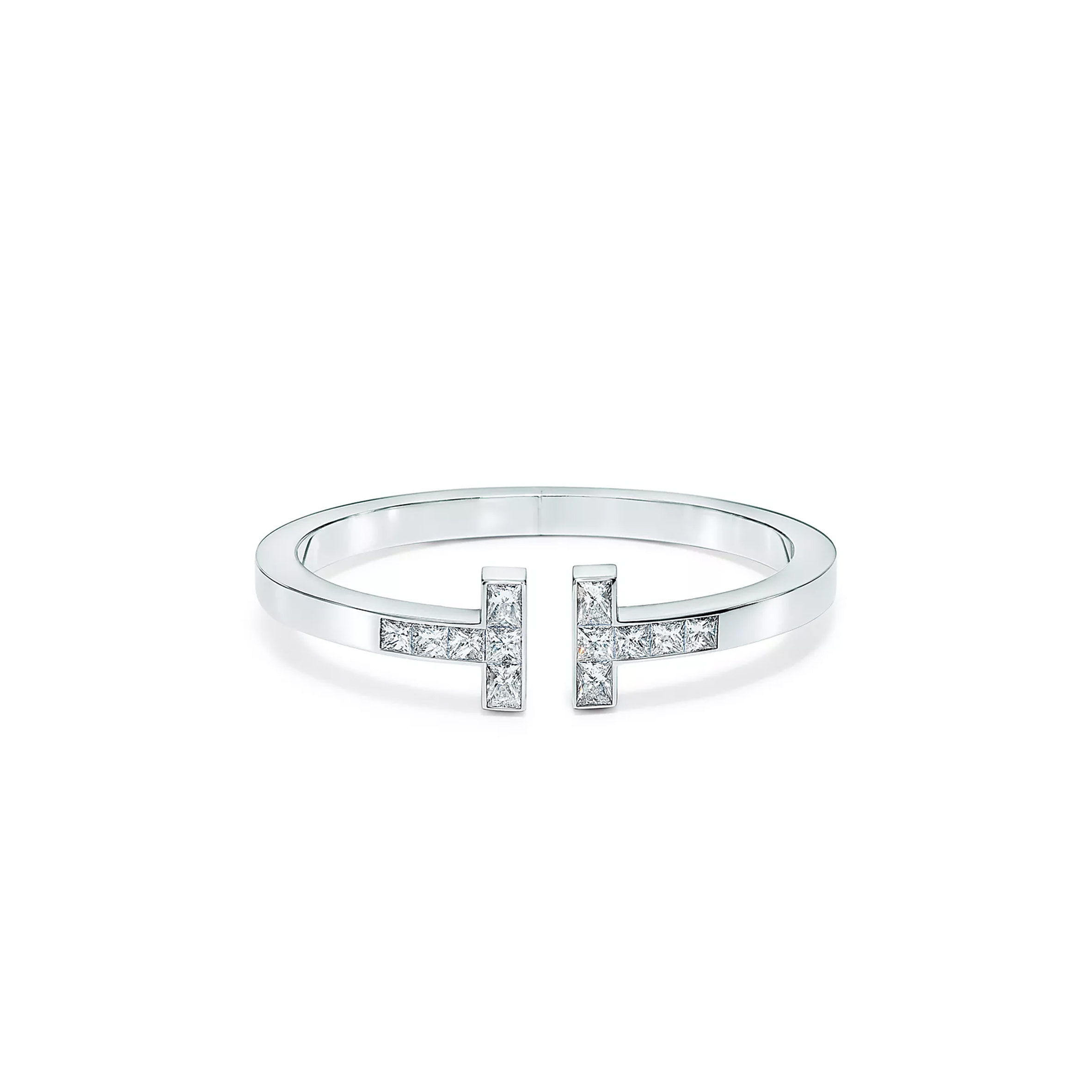 TIFFANY T PRINCESS-CUT DIAMOND SQUARE BRACELET 60010801 TIFFANY T PRINCESS-CUT DIAMOND SQUARE BRACELET 60010801